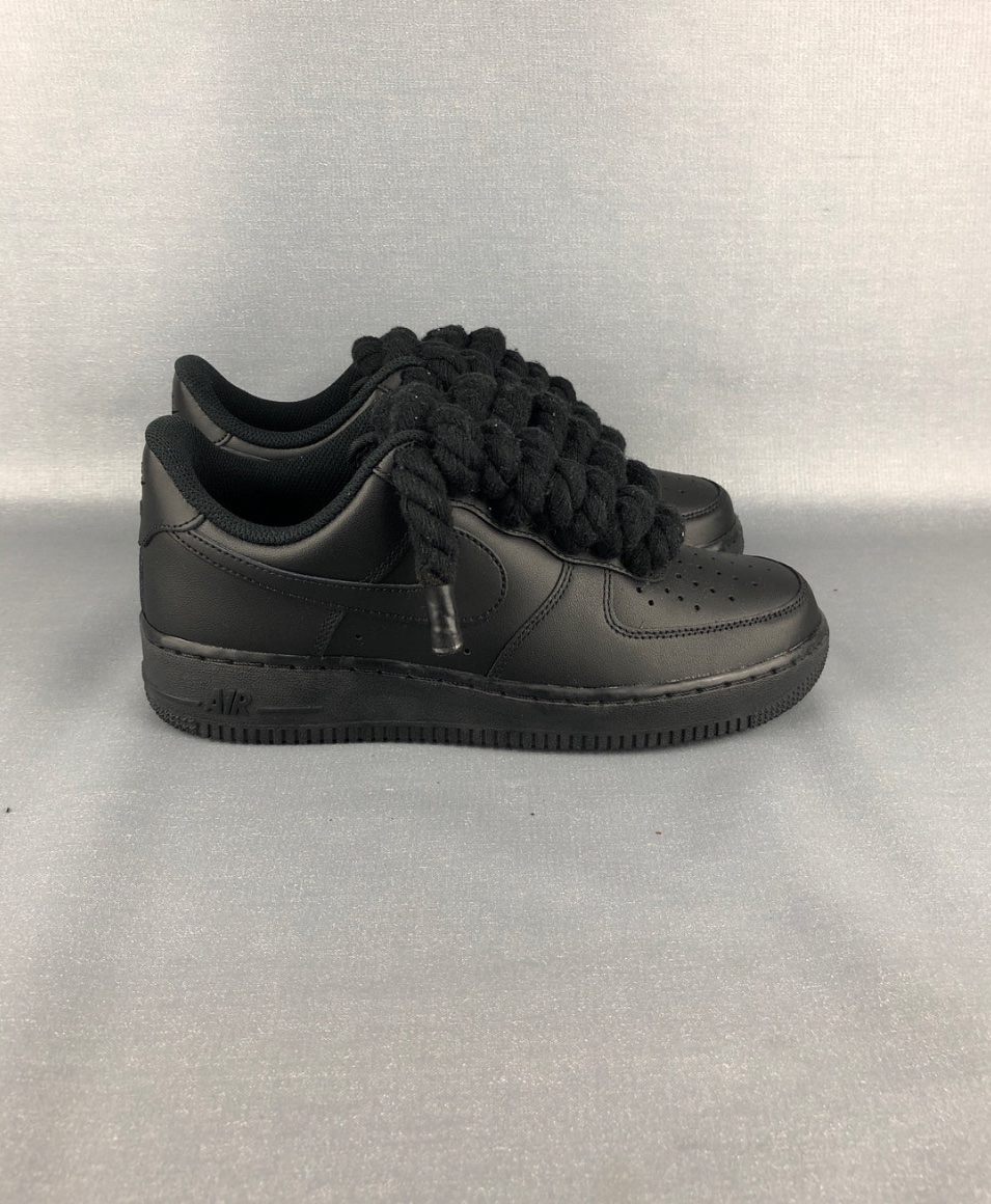img_4041 Nike Air Force 1 “ Rope Laces Black” - immagine 2