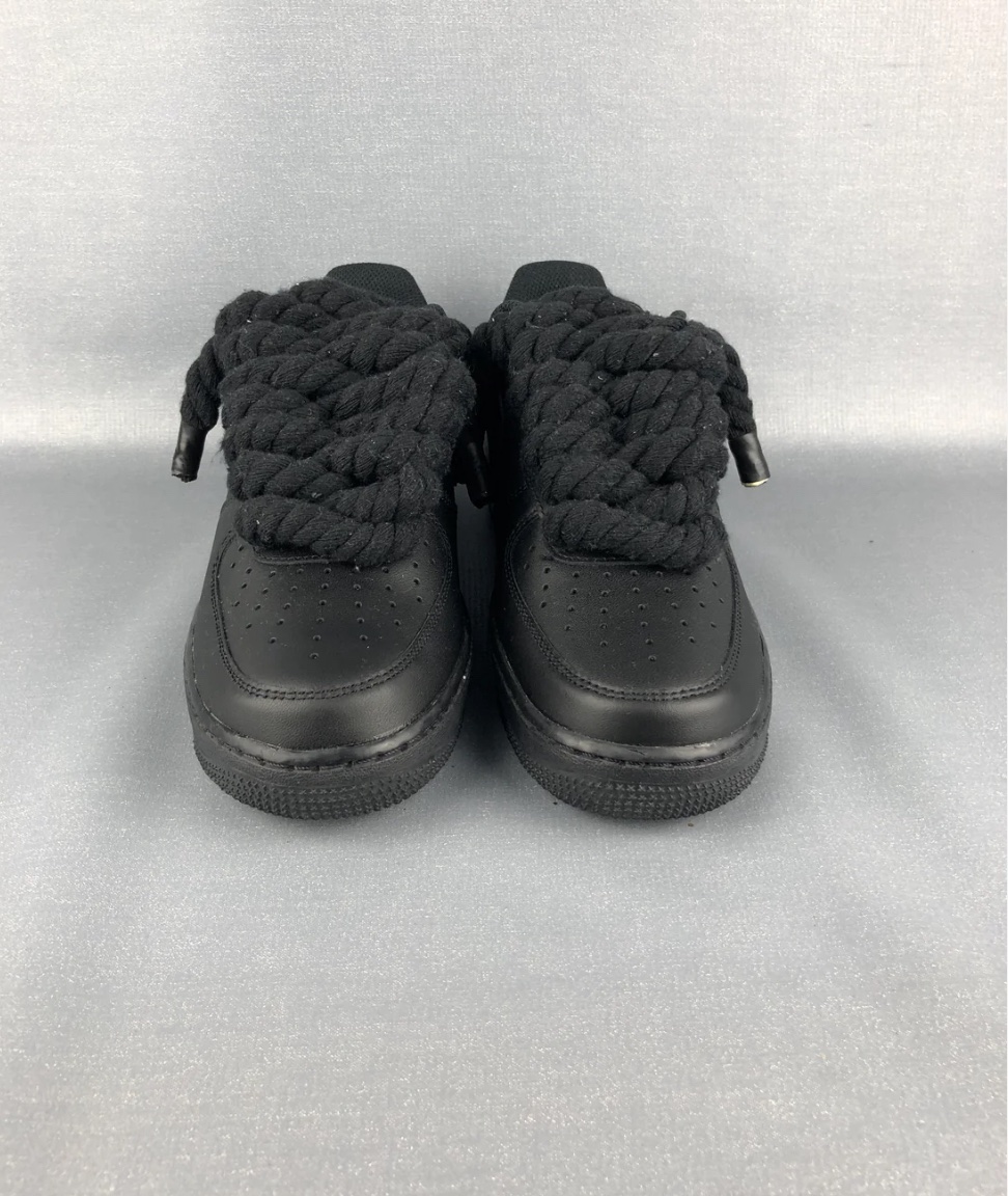 img_4042 Nike Air Force 1 “ Rope Laces Black” - immagine 1