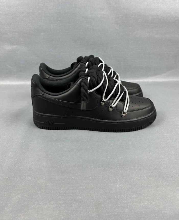 Nike Air Force 1 “Double Laces Black & Grey” - immagine 2