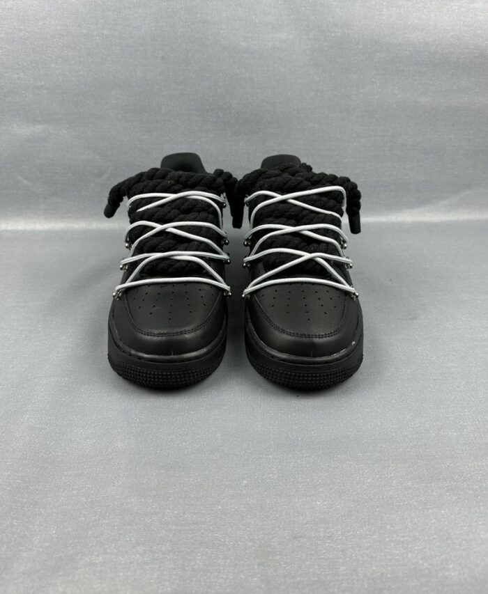 Nike Air Force 1 “Double Laces Black & Grey” - immagine 3