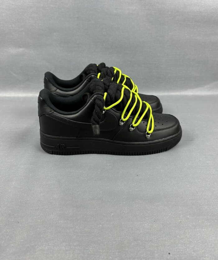 Nike Air Force 1 “Double Laces Black & Yellow” - immagine 2