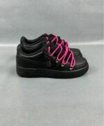 Nike Air Force 1 “Double Laces Black & Fucsia” - immagine 3