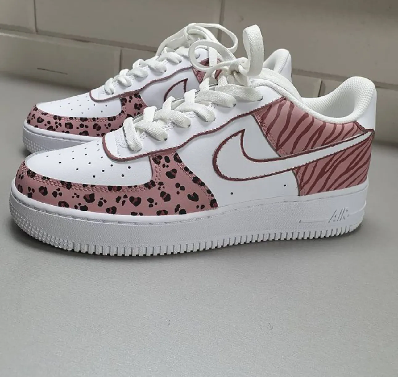 Nike Air Force One Leopardate & Zebrate - Photo 1