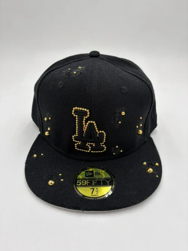 Kappe LA New Era Gold Rush Black - Foto 4