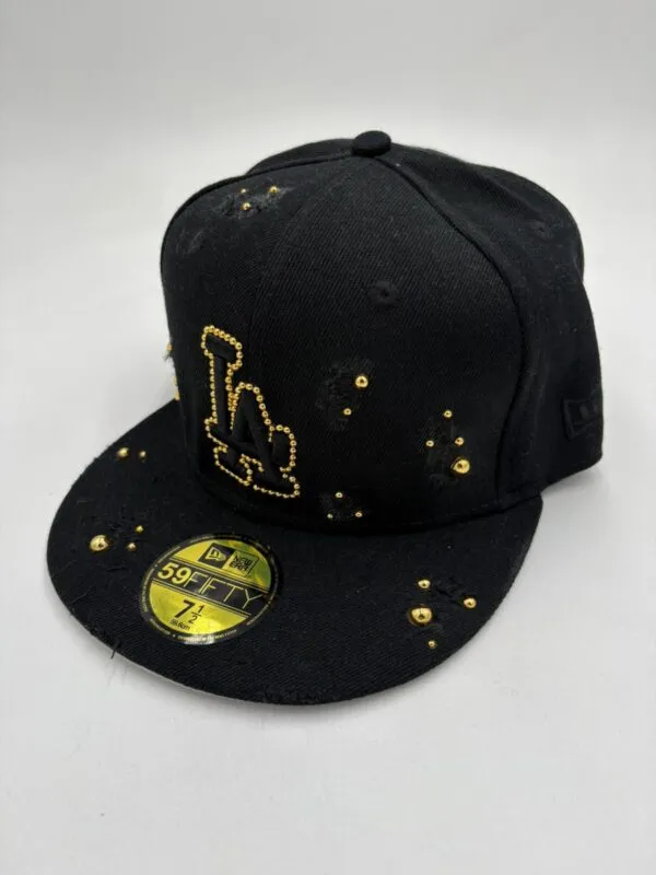 Kappe LA New Era Gold Rush Black - Foto 3