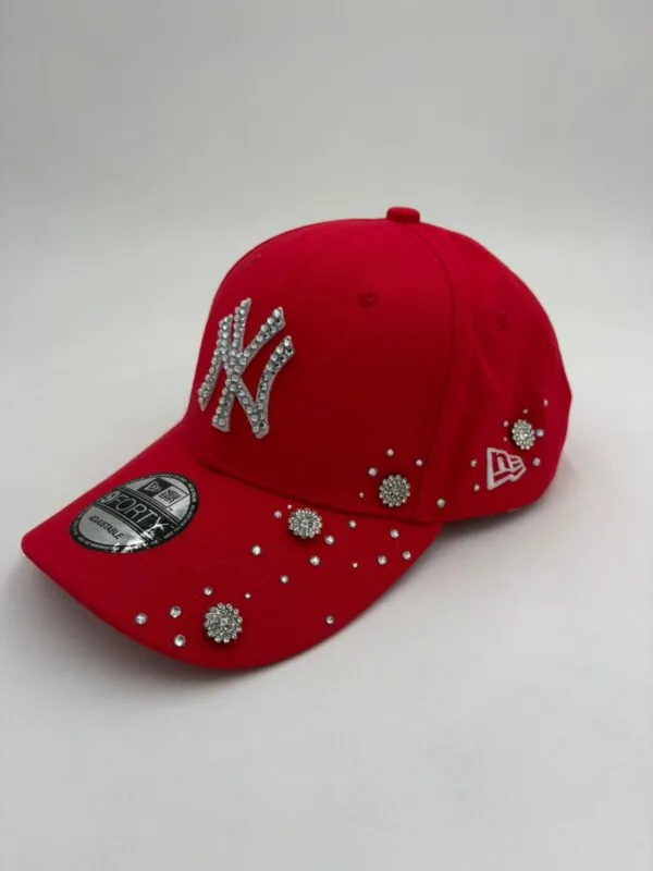 NY New Era Scarlet Bloom Red Cap - Photo 2