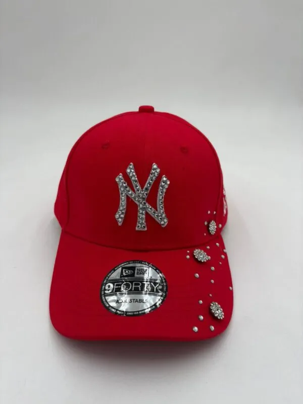 NY New Era Scarlet Bloom Red Cap - Photo 4