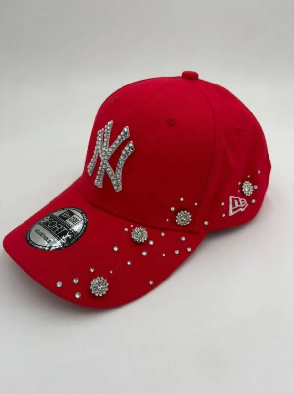 NY New Era Scarlet Bloom Red Cap - Photo 3