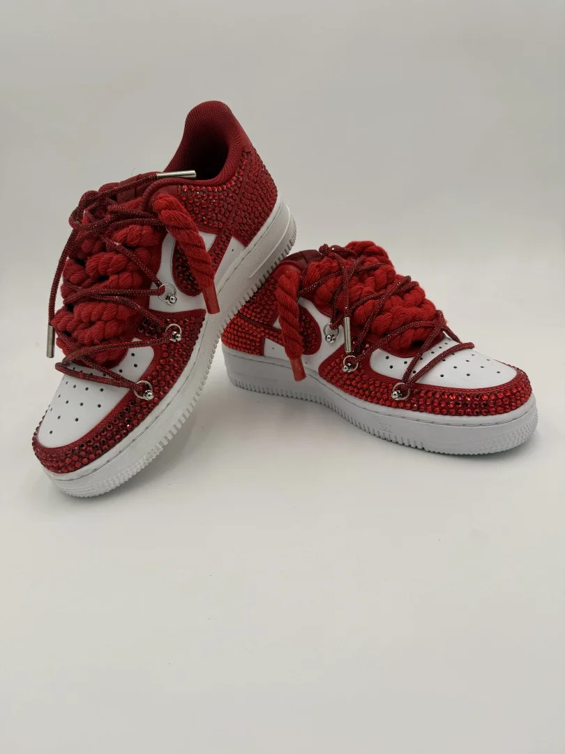 Air force 1 red Swarovski - Photo 3