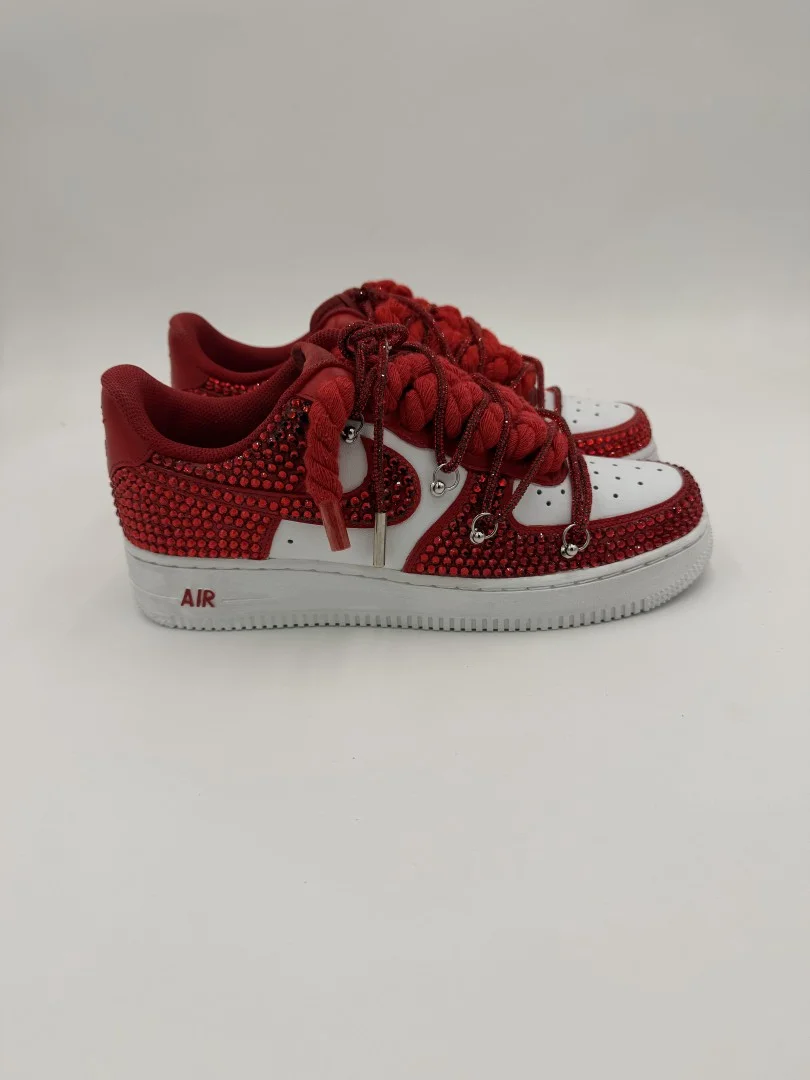 Air force 1 red Swarovski - Photo 1