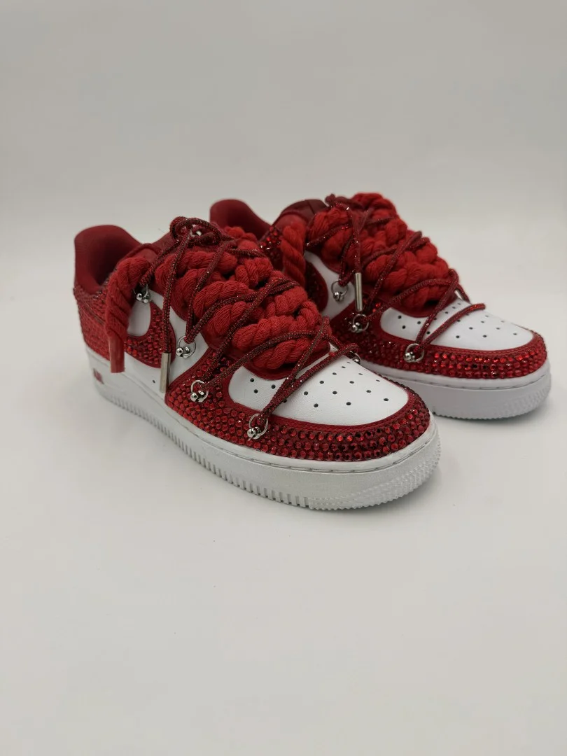 Air force 1 red Swarovski - Photo 2