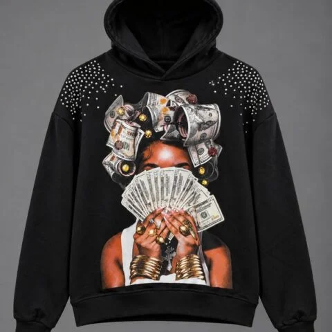 Money Queen Diamond Hoodie