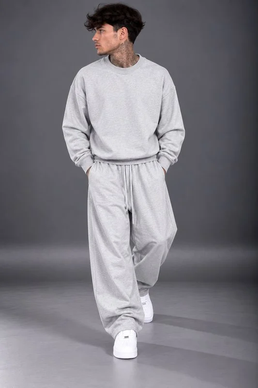 Tuta Essential Grey Relaxed Set - Foto 3