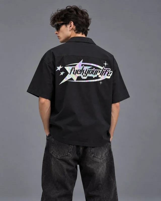 Camicia Fuck Your Life Star - Foto 3