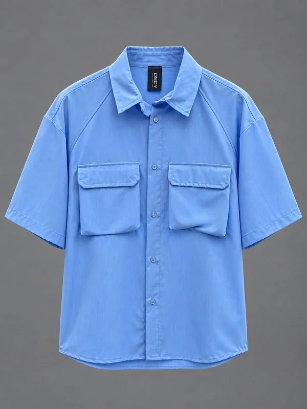 Camicia Cargo Sky Blue - Foto 1