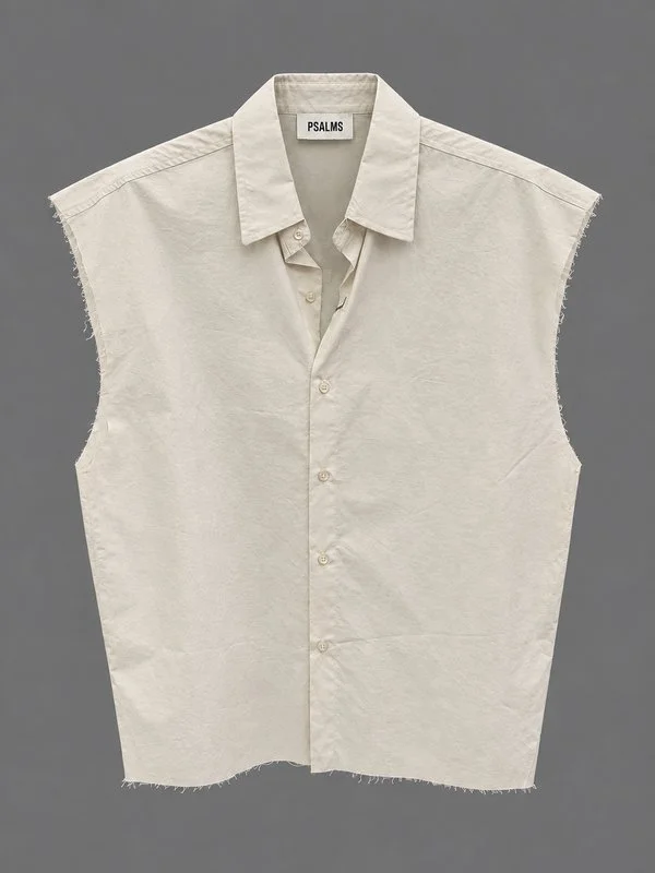 Camicia Smanicata Raw Cut - Foto 1