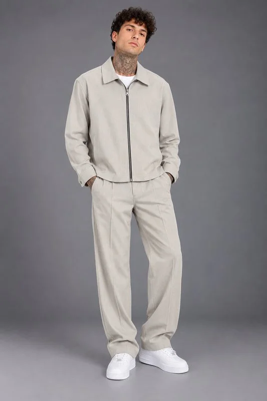 Completo Essential Zip Relaxed Set - Foto 1