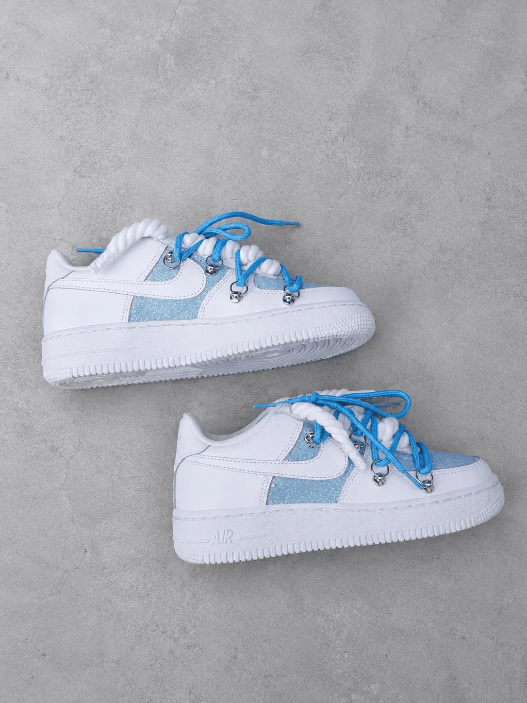 Nike Air Force 1 Glitter Sky Double Laces - Foto 4