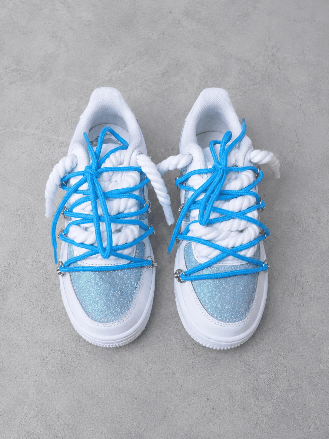 Nike Air Force 1 Glitter Sky Double Laces - Foto 2