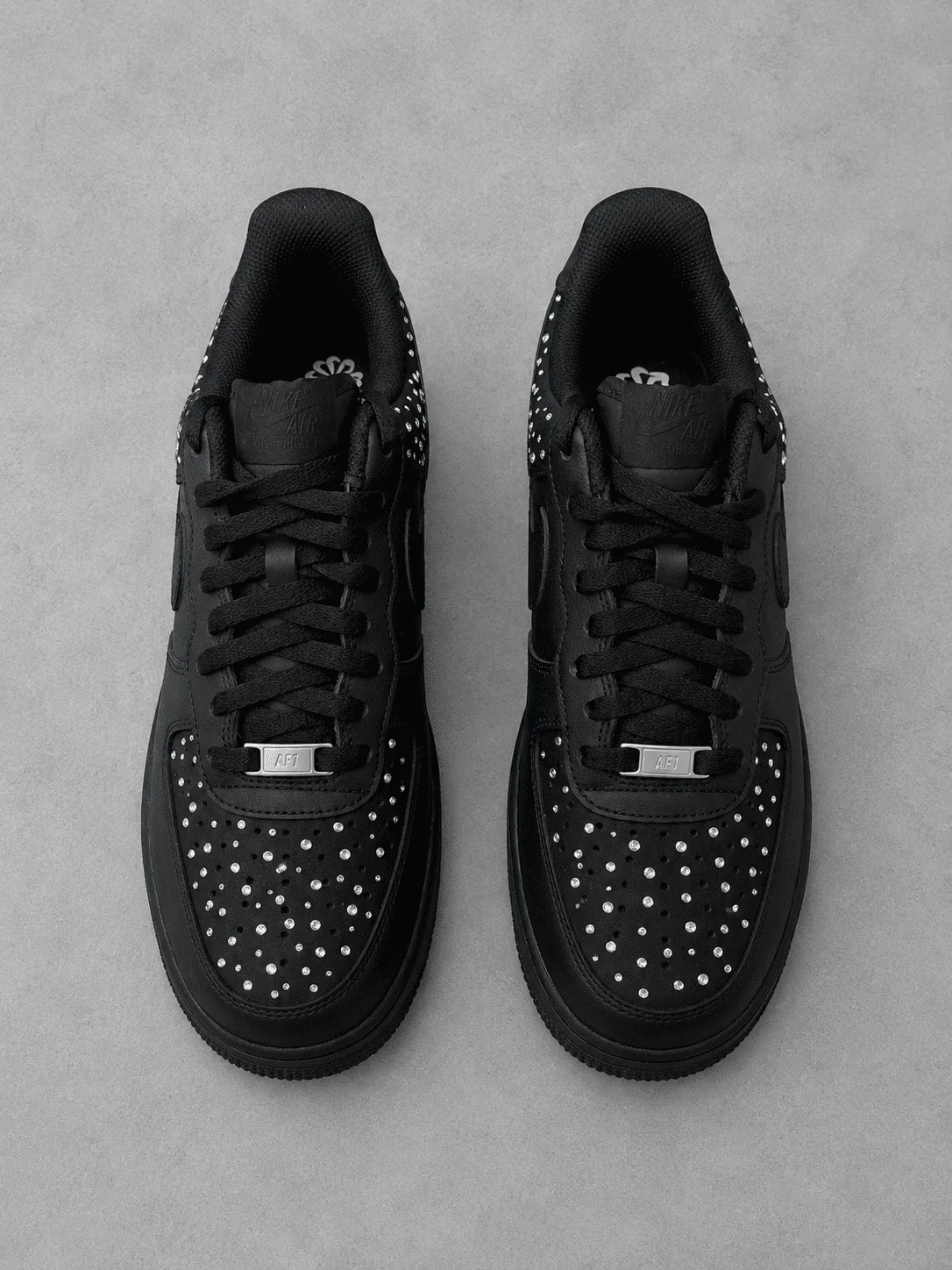 Nike Air Force 1 Vanta Black Swarovski - Foto 2