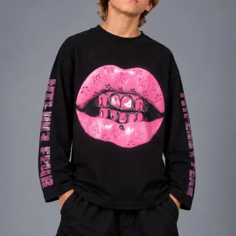 Longsleeve Kids Pink Grillz