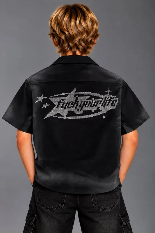 Camicia Kids “Star Life Washed” - Foto 2