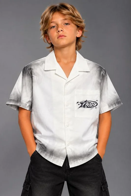 Camicia Kids “Star Life Washed” - Foto 3