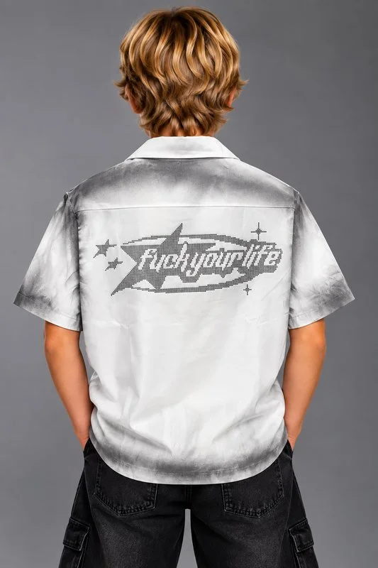 Camicia Kids “Star Life Washed” - Foto 4