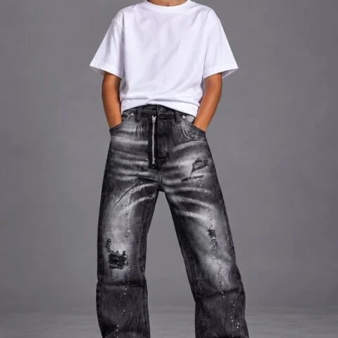 Jeans Kids Black Washed