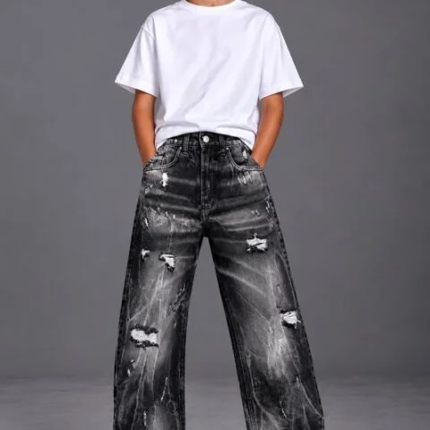 Jeans Kids Black Thunder Wash