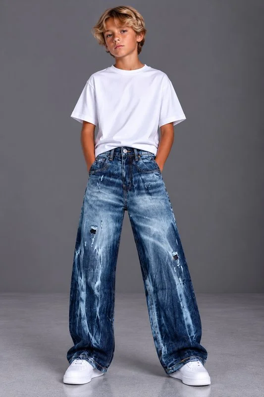 Jeans Kids Blue Thunder Wash - Foto 1