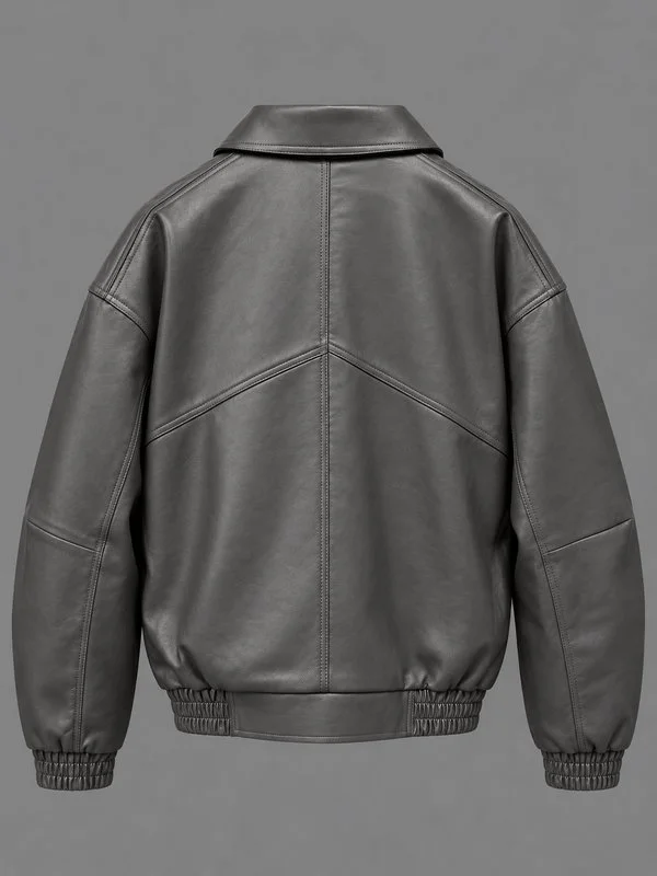 Giubbotto Bomber Leather Effect - Foto 2